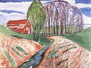 Edvard Munch Spring painting